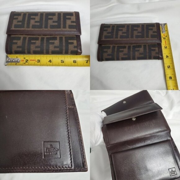 Vintage Fendi Zucca Long Wallet Cardholders - Picture 12 of 12
